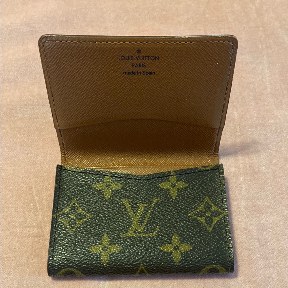 Louis Vuitton Mono Brown Card Holder/Small Wallet